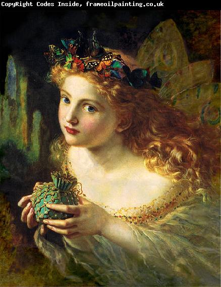 Sophie Gengembre Anderson Take the Fair Face of Woman, and Gently Suspending, With Butterflies, Flowers, and Jewels Attending, Thus Your Fairy is Made of Most Beautiful Things